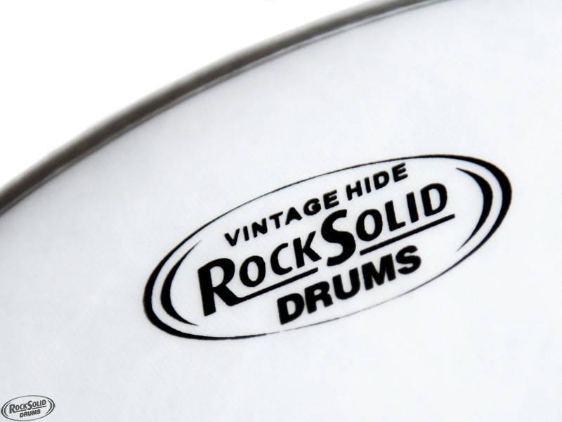 13" RockSolid Vintage Hide Fibre Skin Snare Drum Head Skin