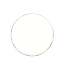 White Smooth Bass Drum Head Skin - 20" or 22" With Muffle Ring - GREAT VALUE
