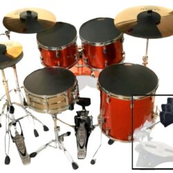 Drum Kit Mute Silencer Pads by RockSolid Drums - CHOOSE YOUR REQUIRED SIZES