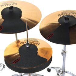 Drum Practice Pads - Drum Silencer Pads - 3 Cymbal Drum Silencer Mute Pads