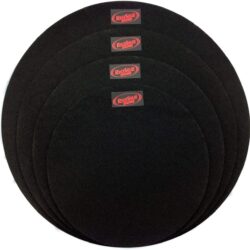 RockSolid Drum Practice Pads - Drum Silencer Pads - 4 Rock Drum Mute Pads