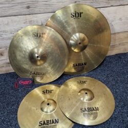 Sabian SBR Cymbal Set - 20” Ride, 16” Crash, 14” Hi Hats - #LT834