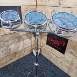 Roto Toms - 6", 8" & 10" With Double Braced Stand - GREAT CONDITION- W#0927