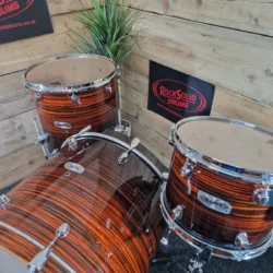 Mapex Pro M Shellpack Zebra Wood Lacquer - Maple Shells - EXCELLENT CONDITION